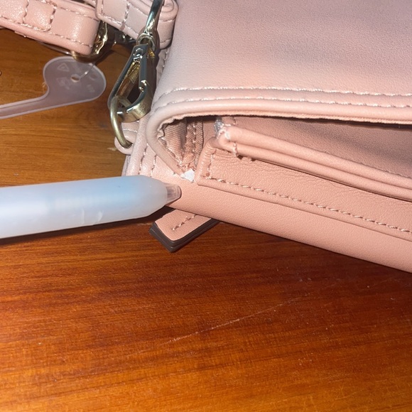 NWT Time and Tru Women's Natalie Wallet crossbody purse String Ornage peach - Picture 13 of 15